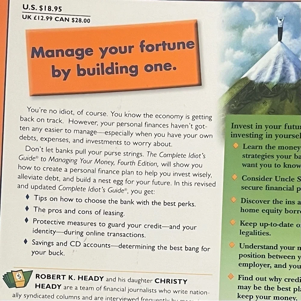 Complete idiots guide Managing your Money fourth edition